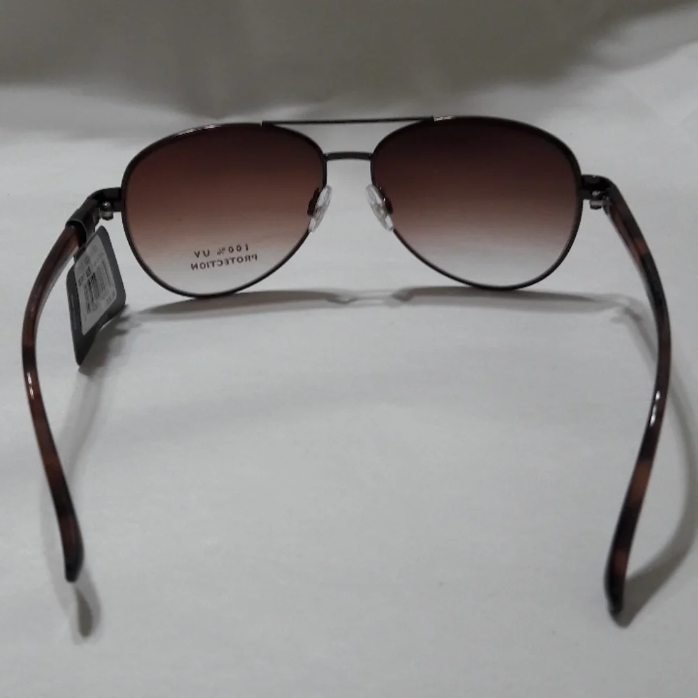 Bay Studio Unisex Sunglasses Aviator Brown New UVA-UVB  Protection New
